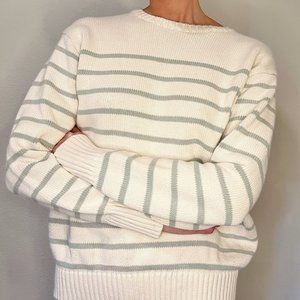 Brandy Melville BRIANNA COTTON THIN STRIPE SWEATER